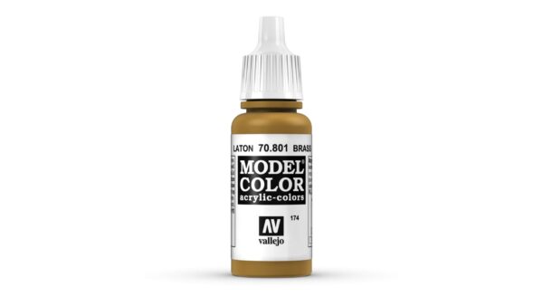 70.801 VALLEJO MODEL COLOR BRASS 17ml