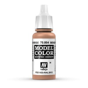 70.804 VALLEJO MODEL COLOR BEIGE RED 17ml