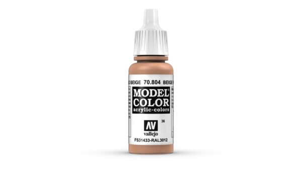 70.804 VALLEJO MODEL COLOR BEIGE RED 17ml