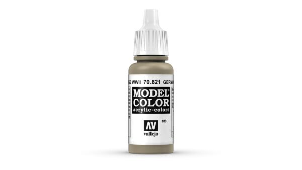 70.821 VALLEJO MODEL COLOR GERMAN CAM. BEIGE WWII 17ml
