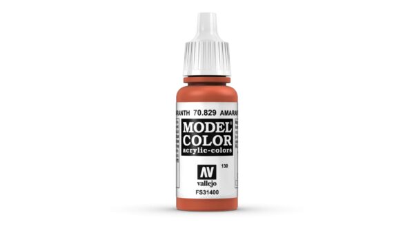 70.829 VALLEJO MODEL COLOR AMARANTH RED 17ml