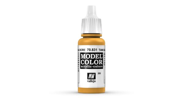 70.831 VALLEJO MODEL COLOR TAN GLAZE 17ml