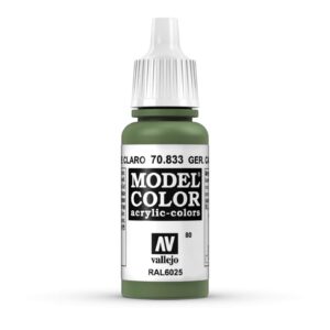 70.833 VALLEJO MODEL COLOR GERMAN CAM. BRIGHT GREEN 17ml