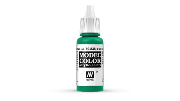 70.838 VALLEJO MODEL COLOR EMERALD 17ml