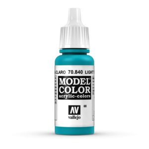 70.840 VALLEJO MODEL COLOR LIGHT TURQUOISE 17ml