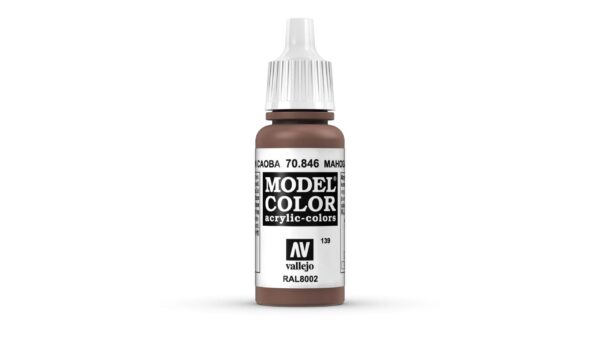 70.846 VALLEJO MODEL COLOR MAHOGANY BROWN 17ml