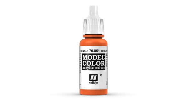 70.851 VALLEJO MODEL COLOR BRIGHT ORANGE 17ml