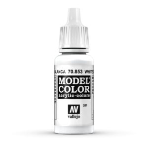 70.853 VALLEJO MODEL COLOR WHITE GLAZE 17ml