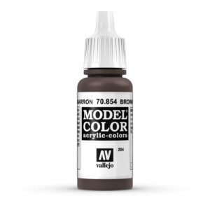 70.854 VALLEJO MODEL COLOR BROWN GLAZE 17ml
