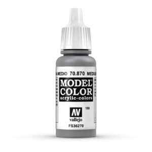 70.870 VALLEJO MODEL COLOR MEDIUM SEA GREY 17ml