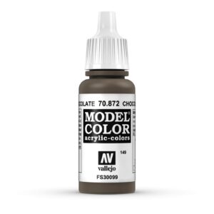 70.872 VALLEJO MODEL COLOR CHOCOLATE BROWN 17ml