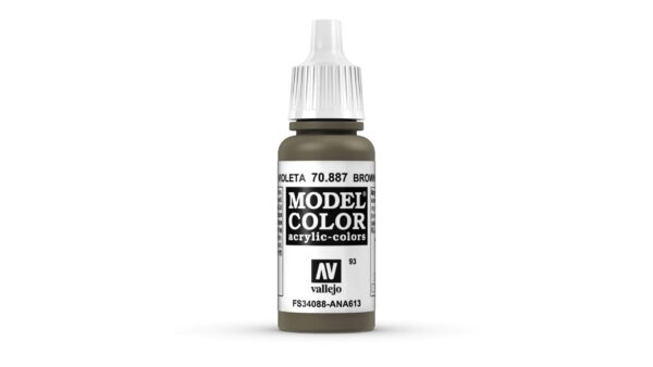 70.887 VALLEJO MODEL COLOR BROWN VIOLET 17ml