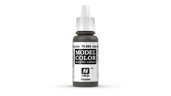 70.889 VALLEJO MODEL COLOR USA OLIVE DRAB 17ml