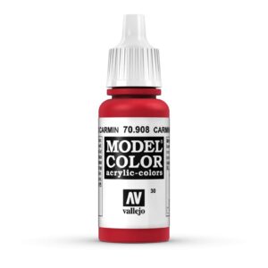 70.908 VALLEJO MODEL COLOR CARMINE RED 17ml