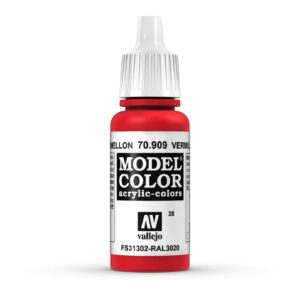 70.909 VALLEJO MODEL COLOR VERMILLION 17ml