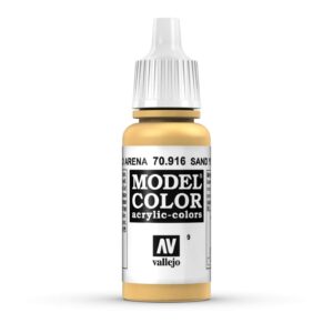 70.916 VALLEJO MODEL COLOR SAND YELLOW 17ml