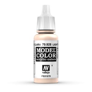 70.928 VALLEJO MODEL COLOR LIGHT FLESH 17ml