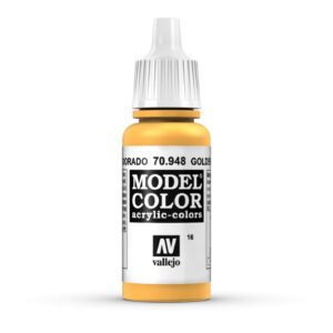70.948 VALLEJO MODEL COLOR GOLDEN YELLOW 17ml