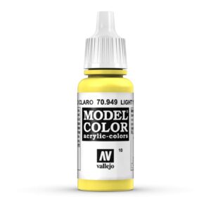 70.949 VALLEJO MODEL COLOR LIGHT YELLOW 17ml