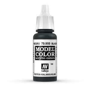 70.950 VALLEJO MODEL COLOR BLACK 17ml