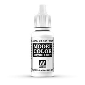 70.951 VALLEJO MODEL COLOR WHITE 17ml