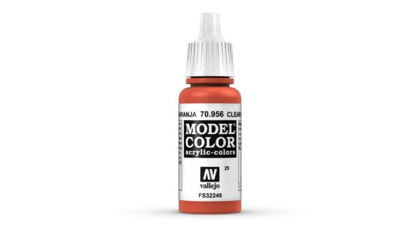70.956 VALLEJO MODEL COLOR CLEAR ORANGE 17ml