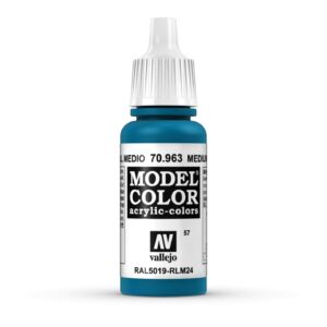 70.963 VALLEJO MODEL COLOR MEDIUM BLUE 17ml