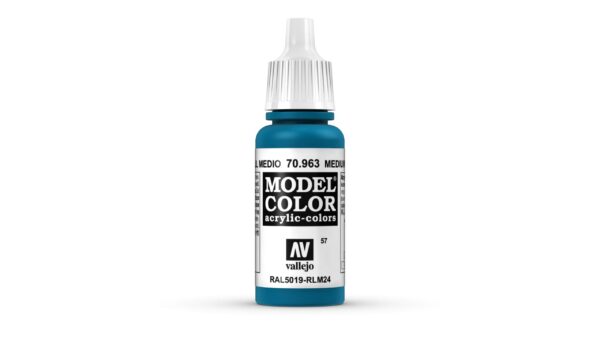 70.963 VALLEJO MODEL COLOR MEDIUM BLUE 17ml