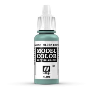 70.972 VALLEJO MODEL COLOR LIGHT GREEN BLUE 17ml