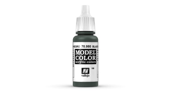 70.980 VALLEJO MODEL COLOR BLACK GREEN 17ml