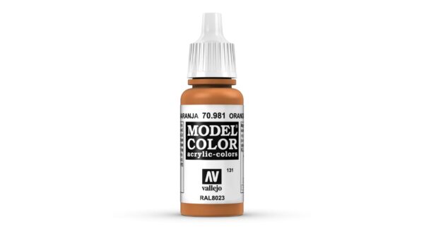 70.981 VALLEJO MODEL COLOR ORANGE BROWN 17ml