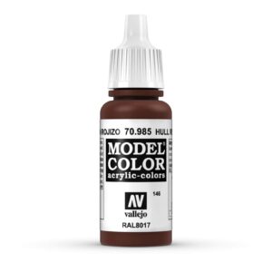 70.985 VALLEJO MODEL COLOR HULL RED 17ml