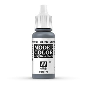 70.992 VALLEJO MODEL COLOR NEUTRAL GREY 17ml