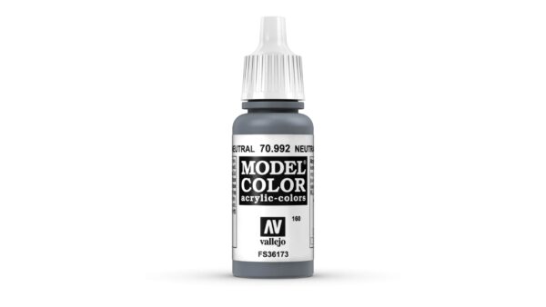 70.992 VALLEJO MODEL COLOR NEUTRAL GREY 17ml