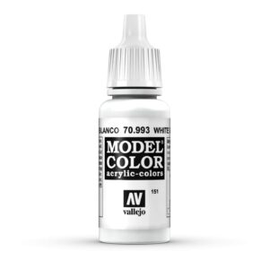 70.993 VALLEJO MODEL COLOR WHITE GREY 17ml