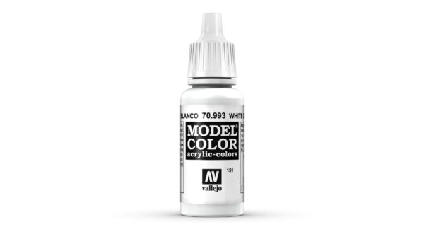 70.993 VALLEJO MODEL COLOR WHITE GREY 17ml