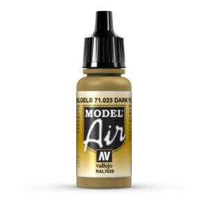 71.025 VALLEJO MODEL AIR DARK YELLOW 17ml