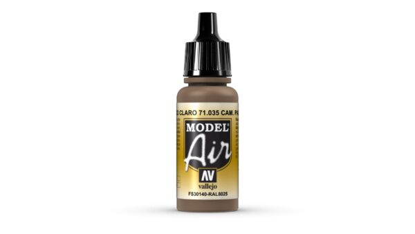 71.035 VALLEJO MODEL AIR CAMOUFLAGE PALE BROWN 17ml