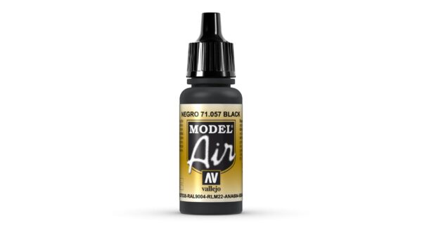 71.057 VALLEJO MODEL AIR BLACK 17ml