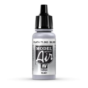 71.063 VALLEJO MODEL AIR METALLIC SILVER RLM01 17ml