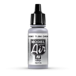 71.064 VALLEJO MODEL AIR METALLIC CHROME 17ml
