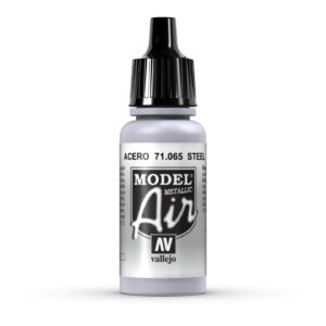 71.065 VALLEJO MODEL AIR METALLIC STEEL 17ml