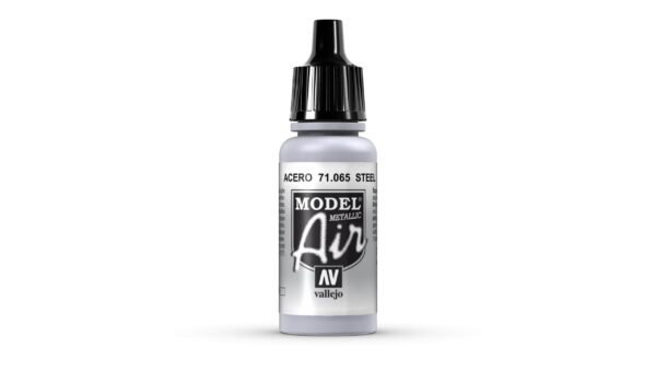 71.065 VALLEJO MODEL AIR METALLIC STEEL 17ml