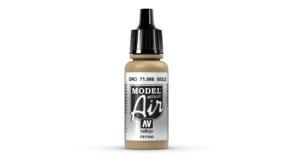 71.066 VALLEJO MODEL AIR METALLIC GOLD 17ml