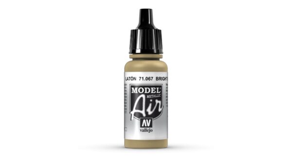 71.067 VALLEJO MODEL AIR METALLIC BRIGHT BRASS 17ml