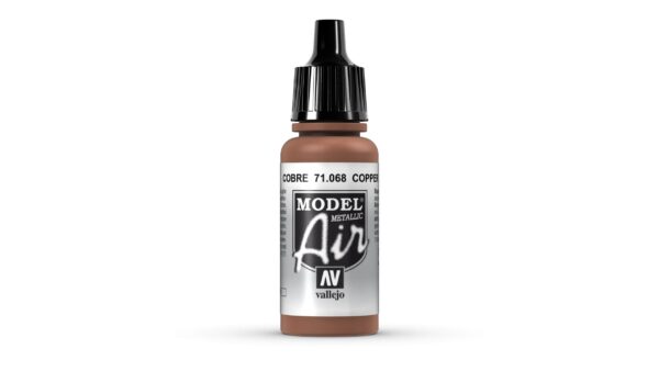 71.068 VALLEJO MODEL AIR METALLIC COPPER 17ml