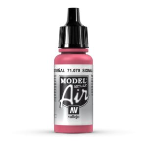 71.070 VALLEJO MODEL AIR METALLIC SIGNAL RED 17ml