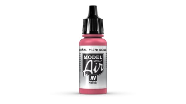 71.070 VALLEJO MODEL AIR METALLIC SIGNAL RED 17ml