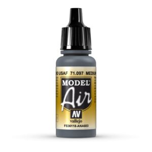 71.097 VALLEJO MODEL AIR MEDIUM GUNSHIP GRAY 17ml