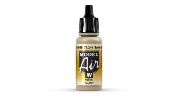 71.244 VALLEJO MODEL AIR CAMOUFLAGE SANDBEIGE RAL 1039 17ml